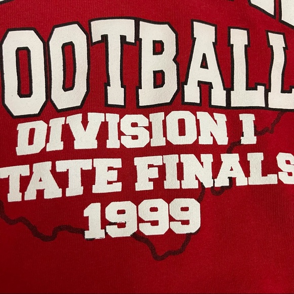 90s Wayne Football 1999 State Finals Sweatshirt 2X - Picture 5 of 11